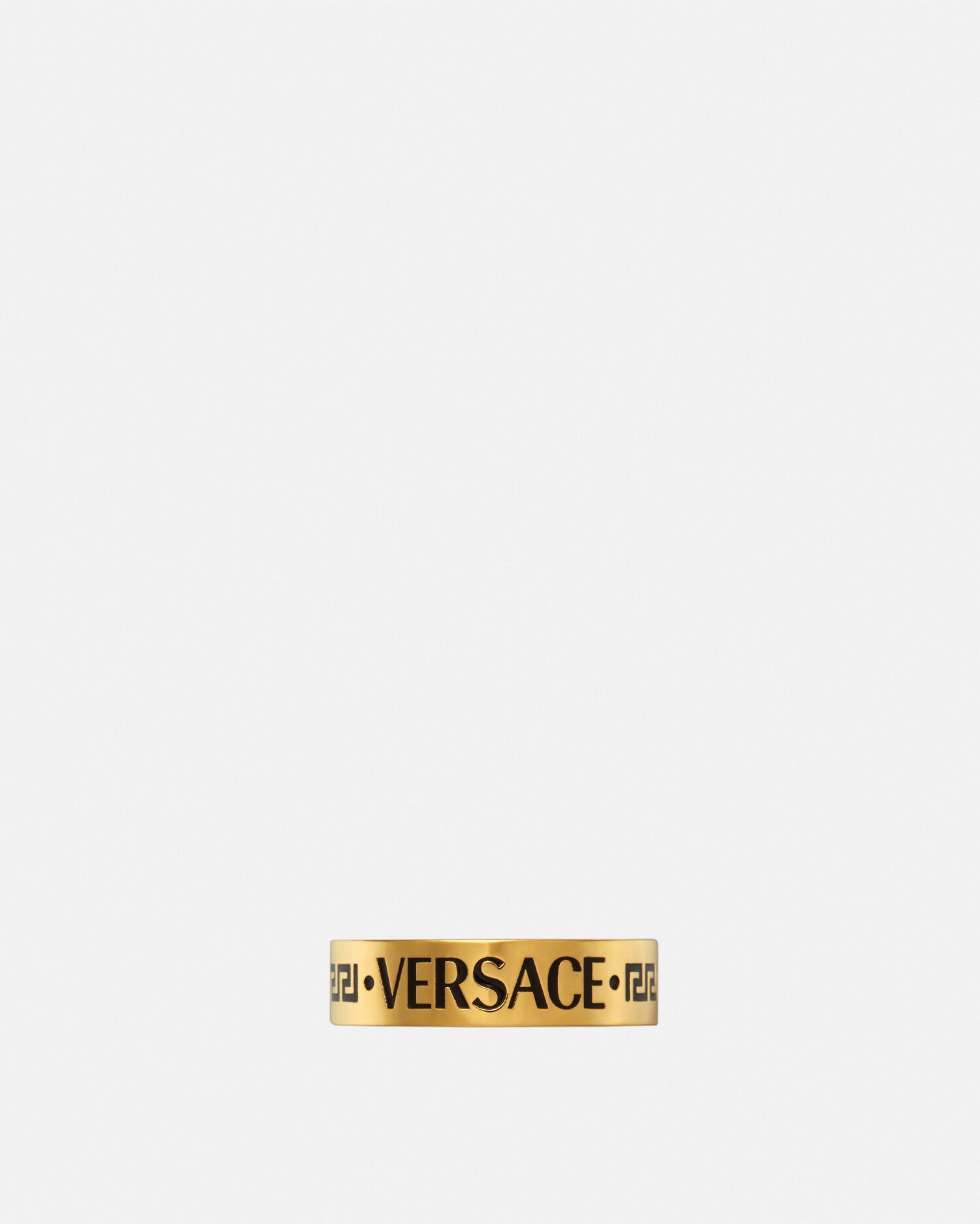 VERSACE Gold-tone Greca Motif Ring | eBay