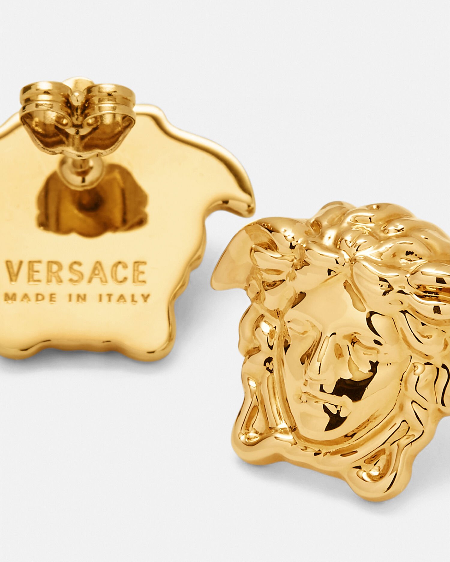 Medusa Head Earrings Gold | VERSACE