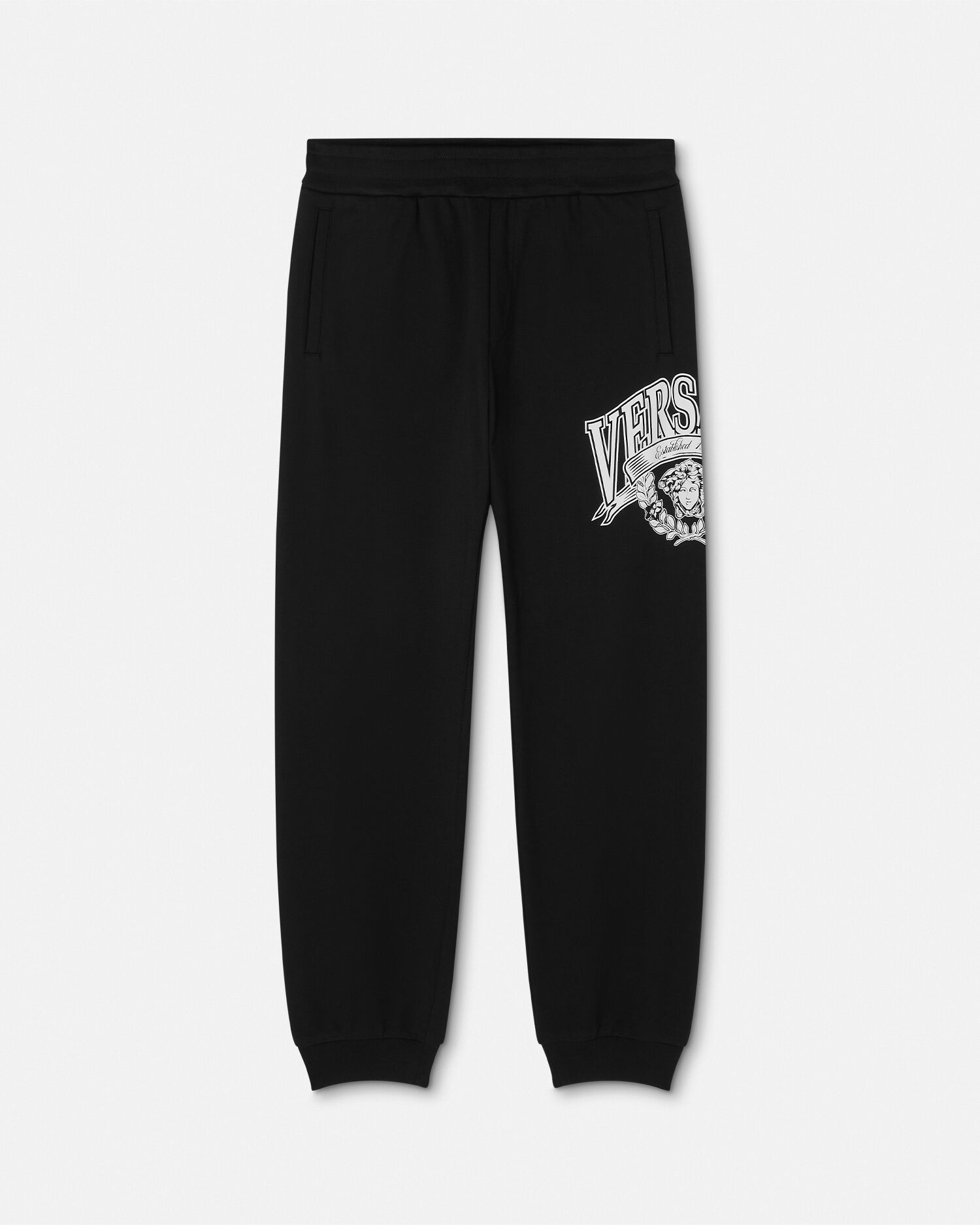Medusa Varsity Sweatpants Black | VERSACE US