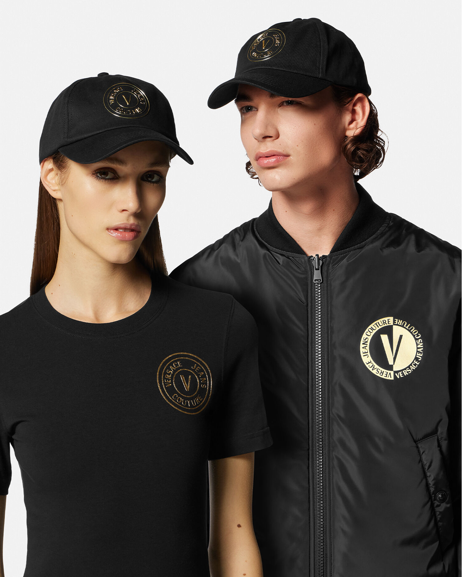 Versace cap black best sale