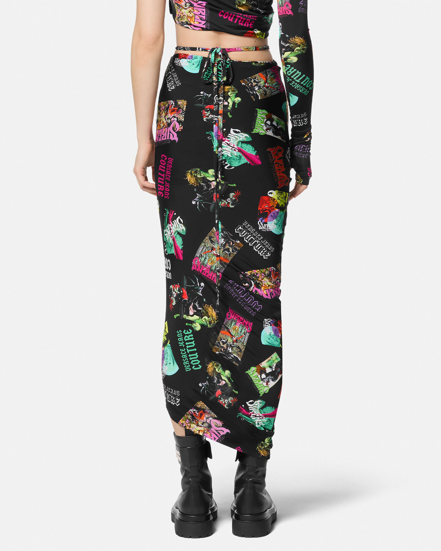 Jupe mi longue Gotham City Sirens VERSACE