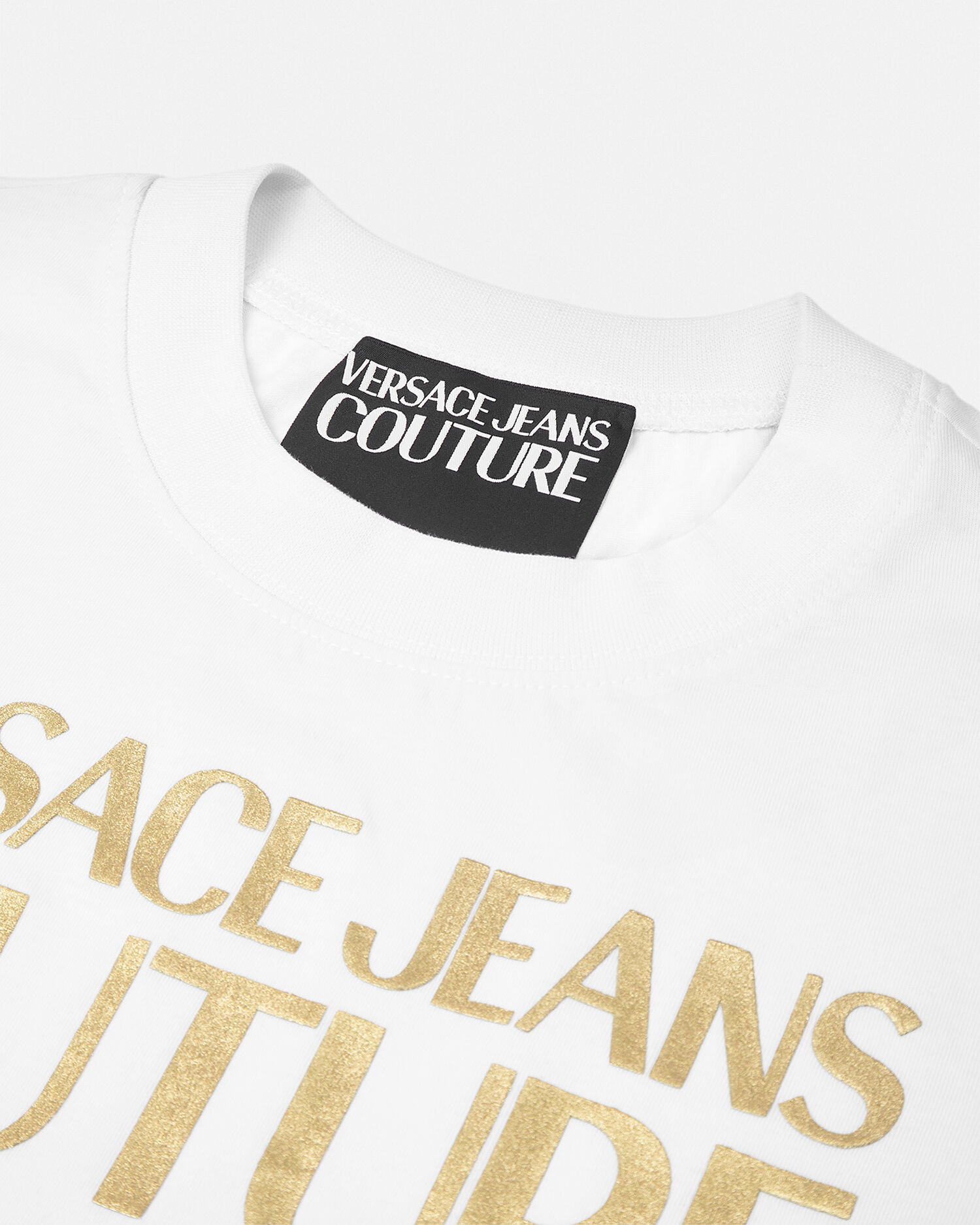 Logo T-Shirt White,Print | VERSACE