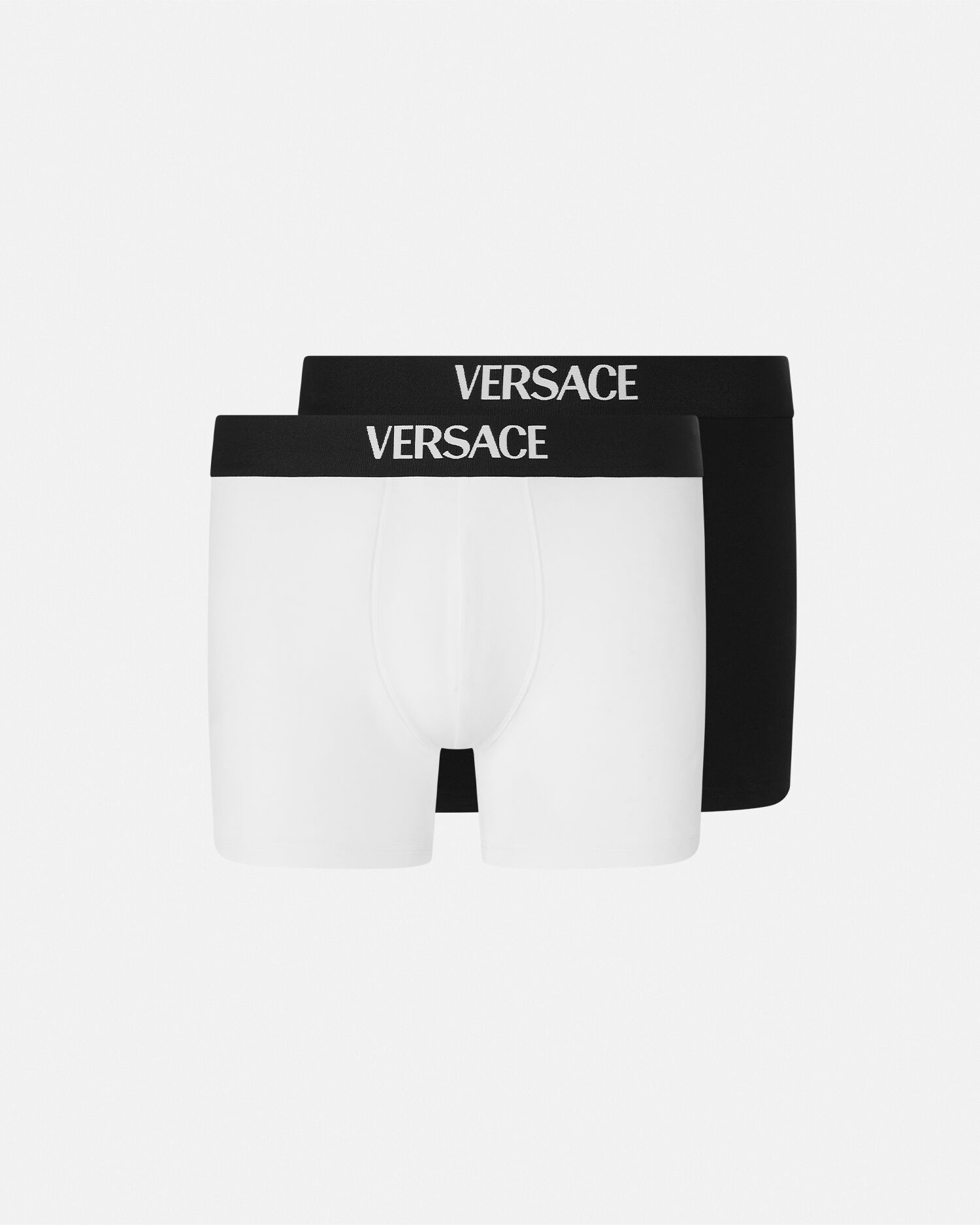 Cotton-Jersey Long Trunks 2-Pack | VERSACE