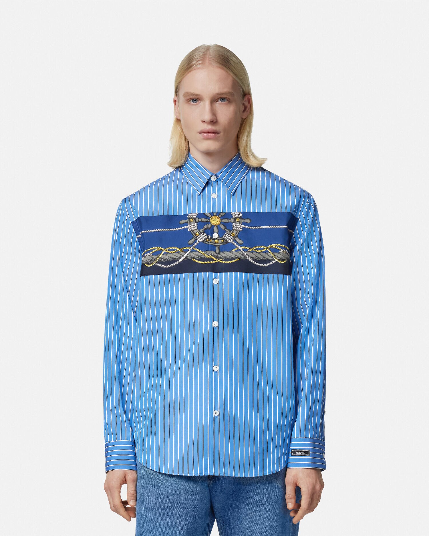 Versace Camicia Versace Nautical a righe VERSACE