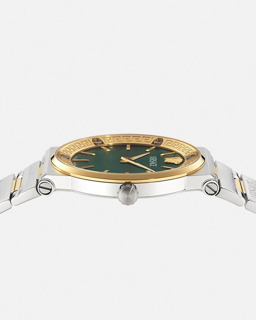 Greca Logo Aero Watch Gold+Silver 3