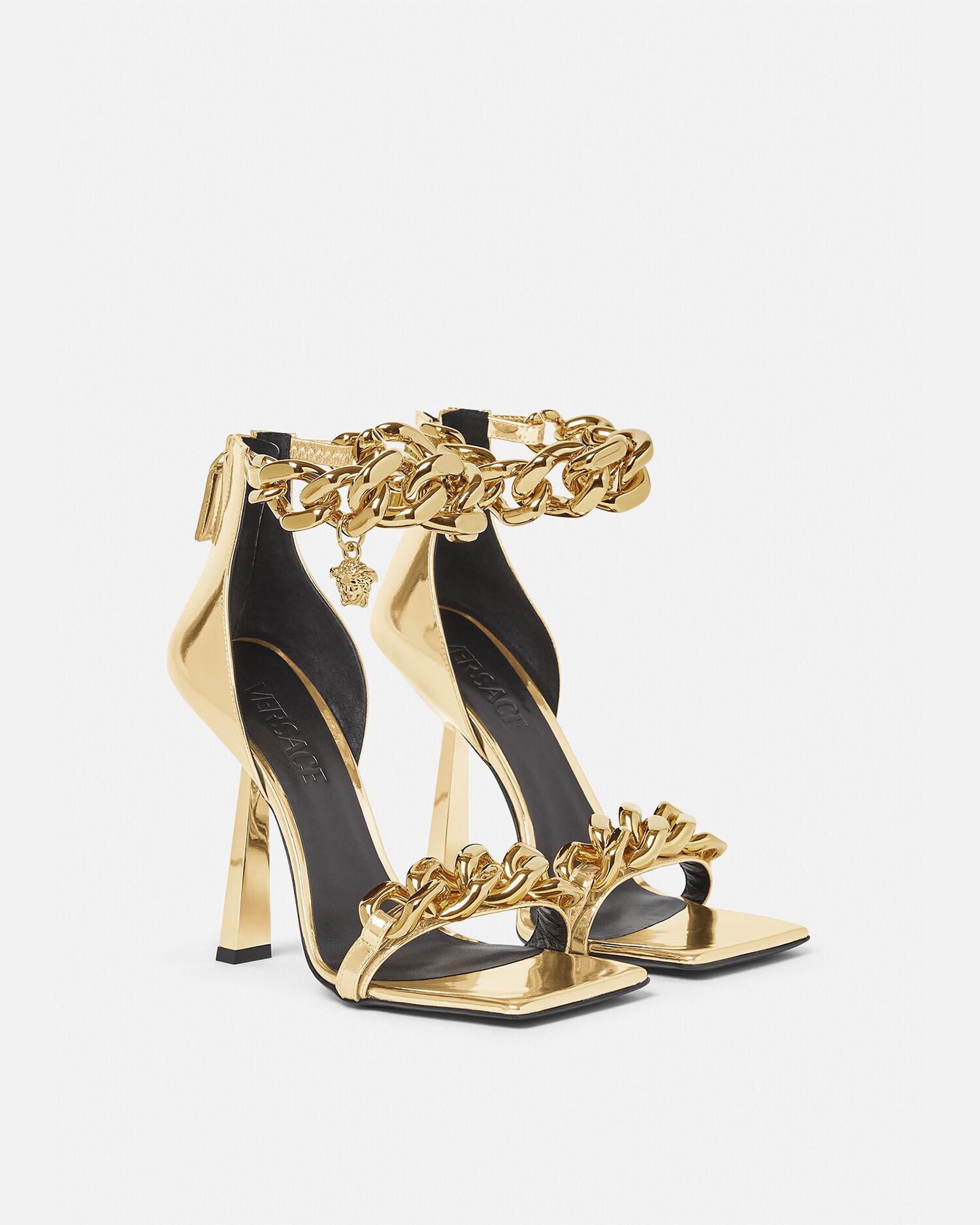 Versace best sale sandals gold