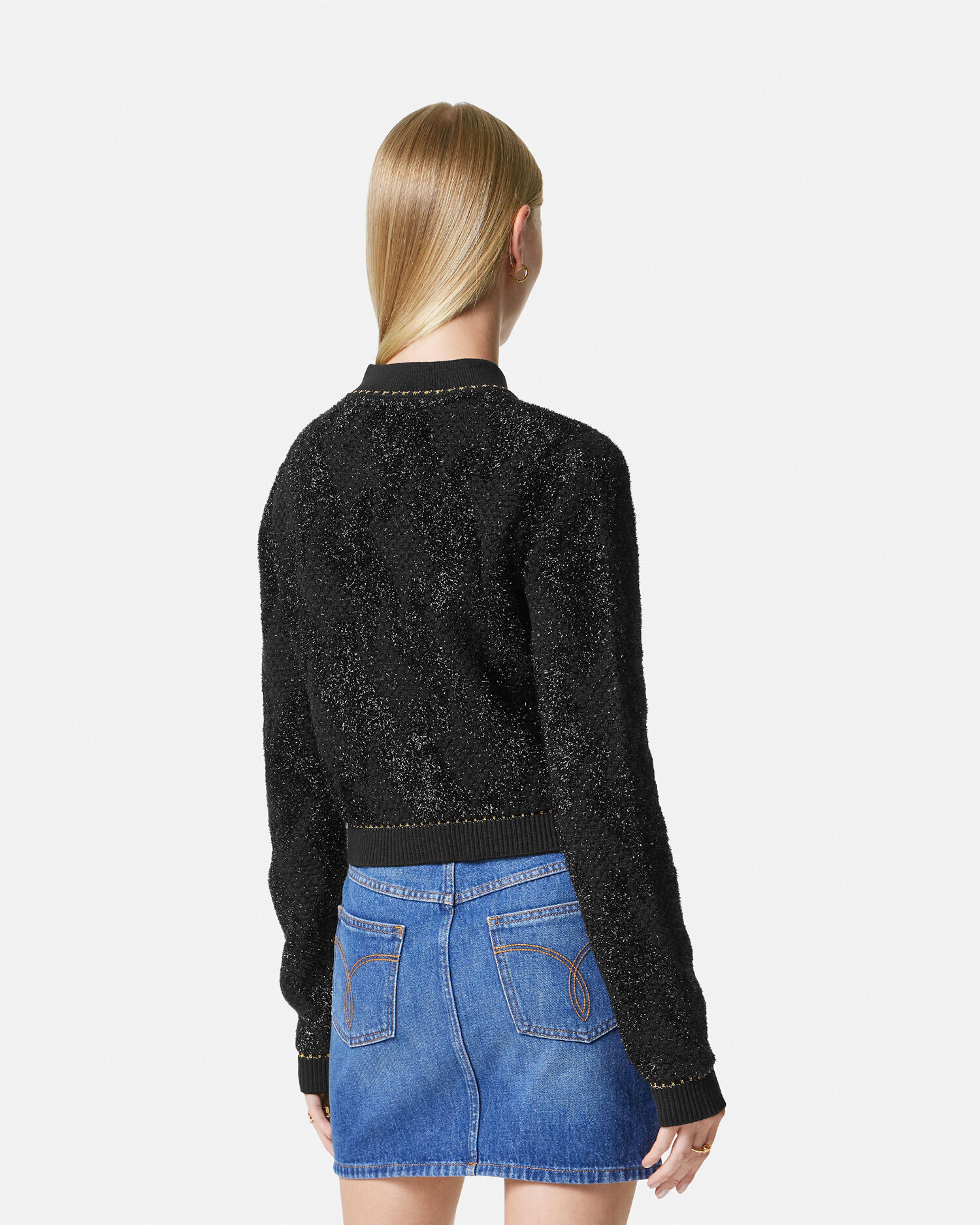 Lurex cardigan clearance