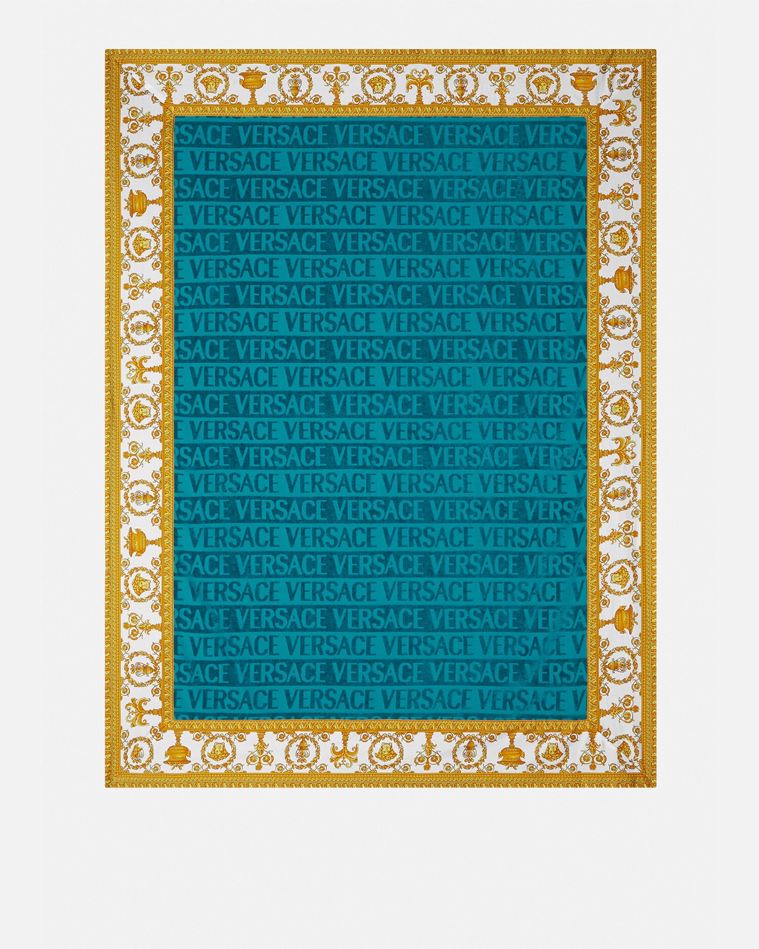 Versace shop towel beach