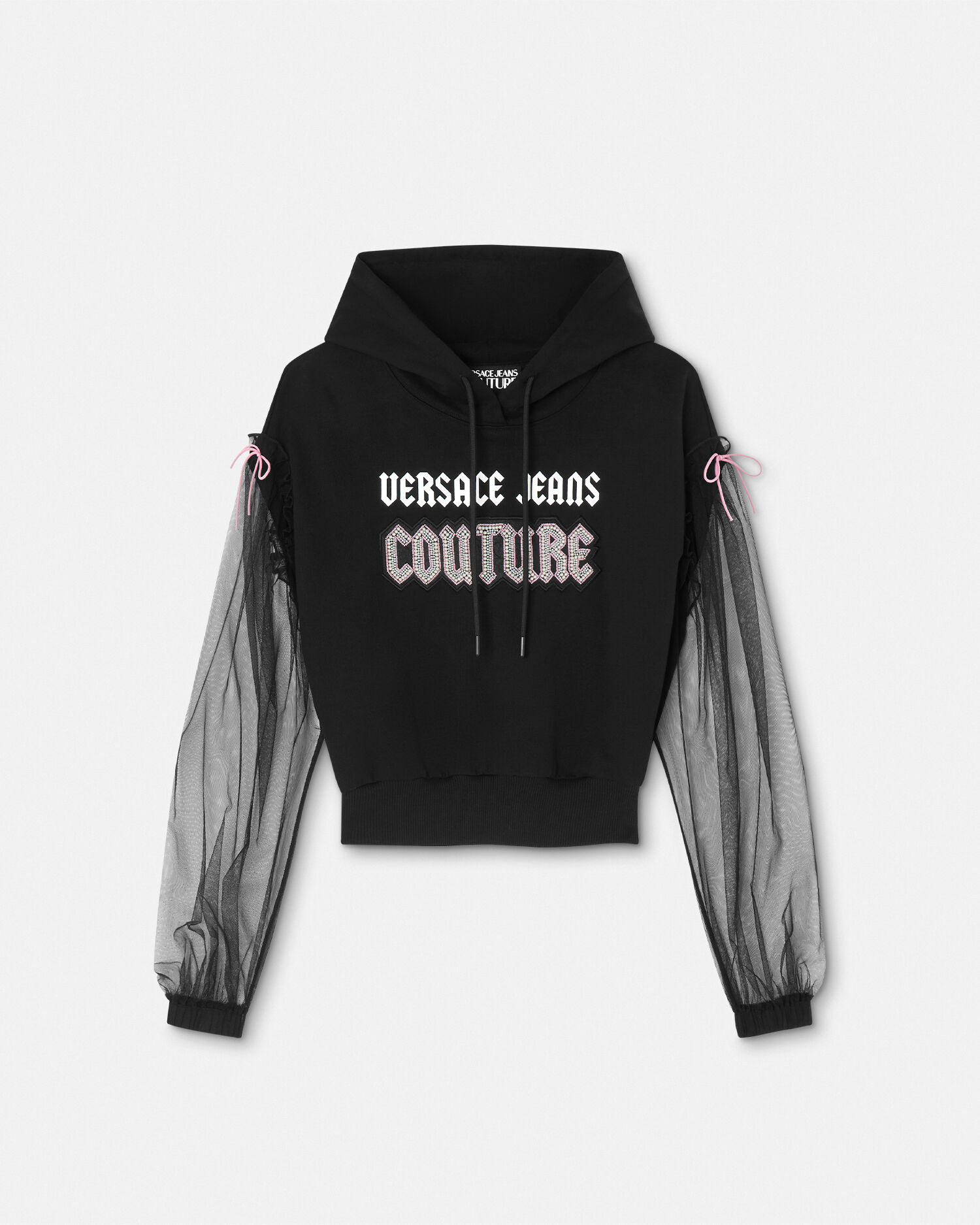 Versace crop top hoodie outlet