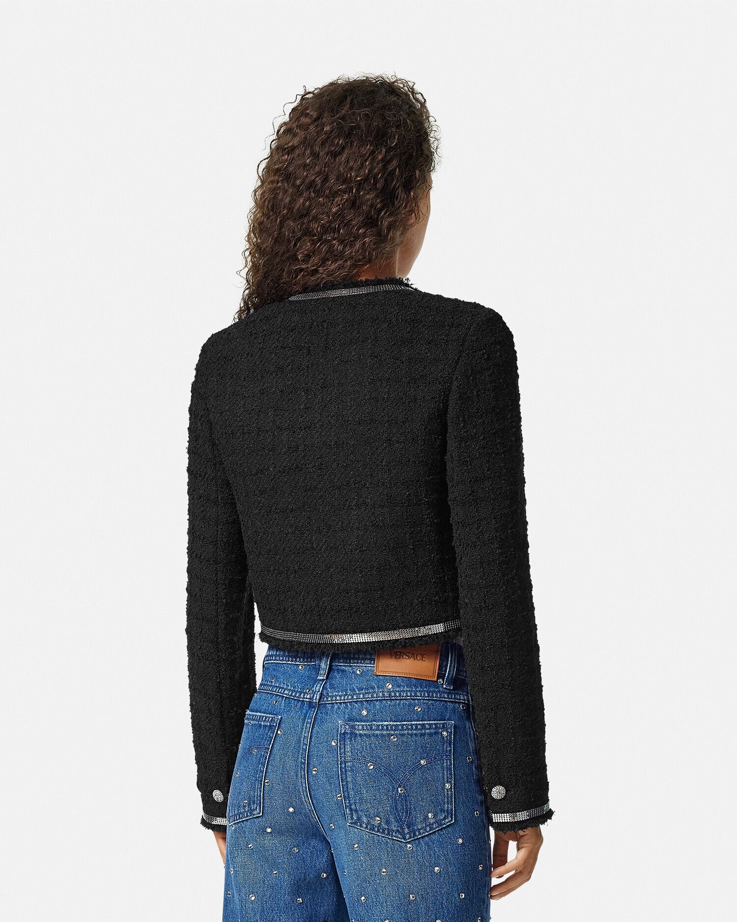 Tweed sweater jacket 2025