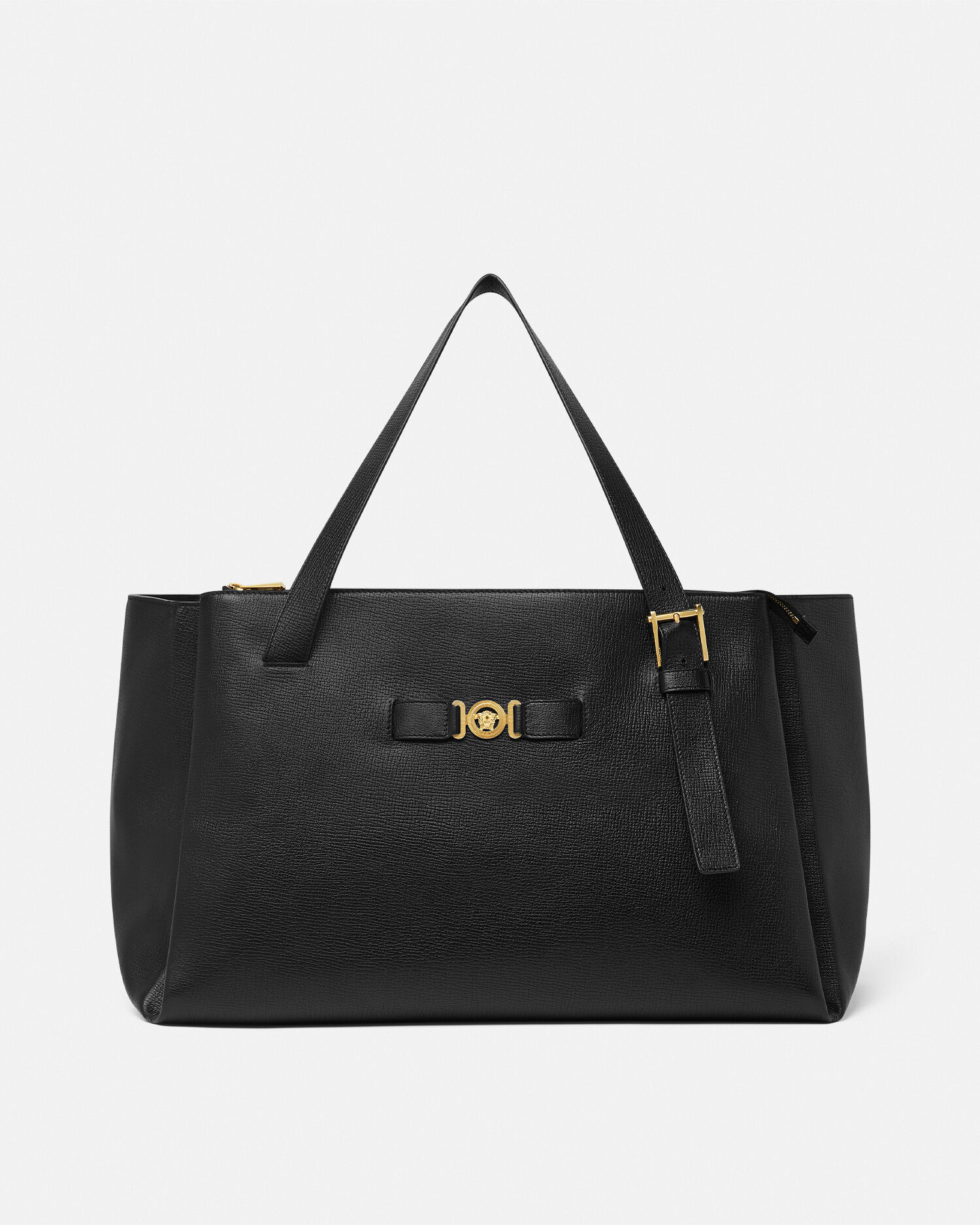 Versace leather tote bag top