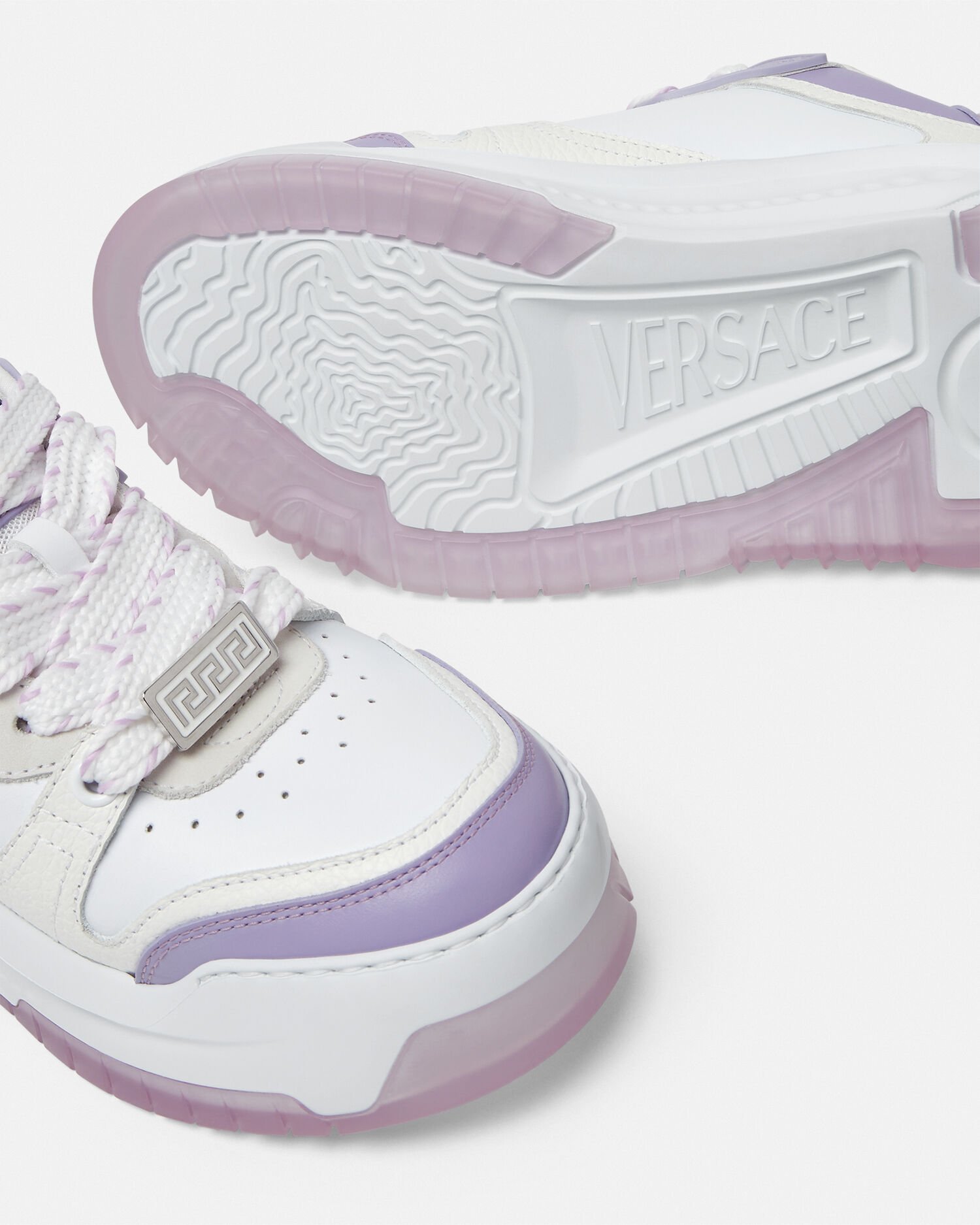 Versace purple shoes on sale