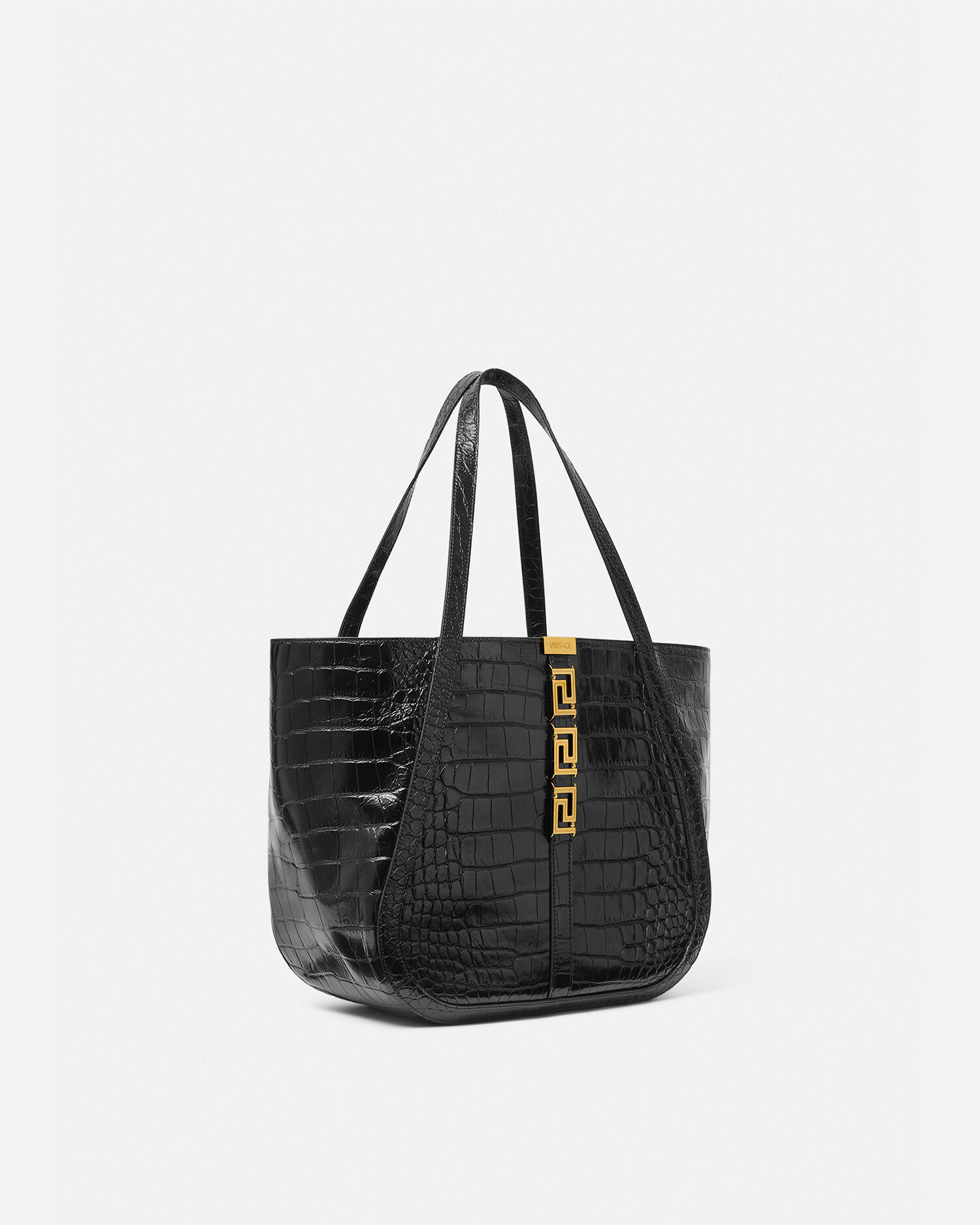 Croc effect tote bag store