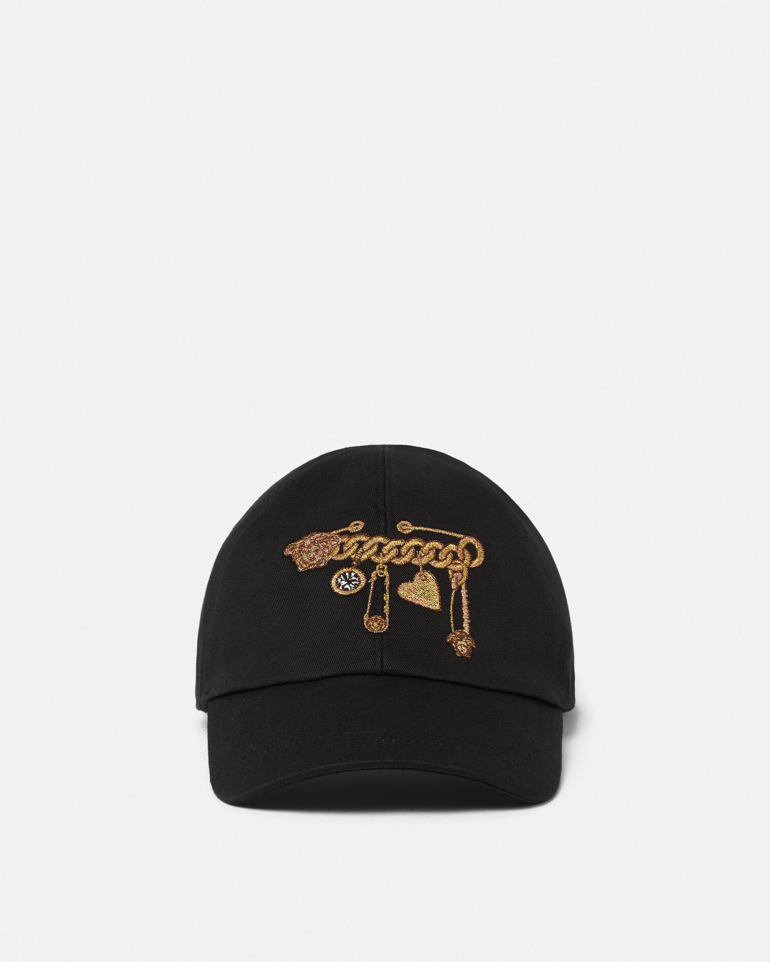 Versace hat gold 2025