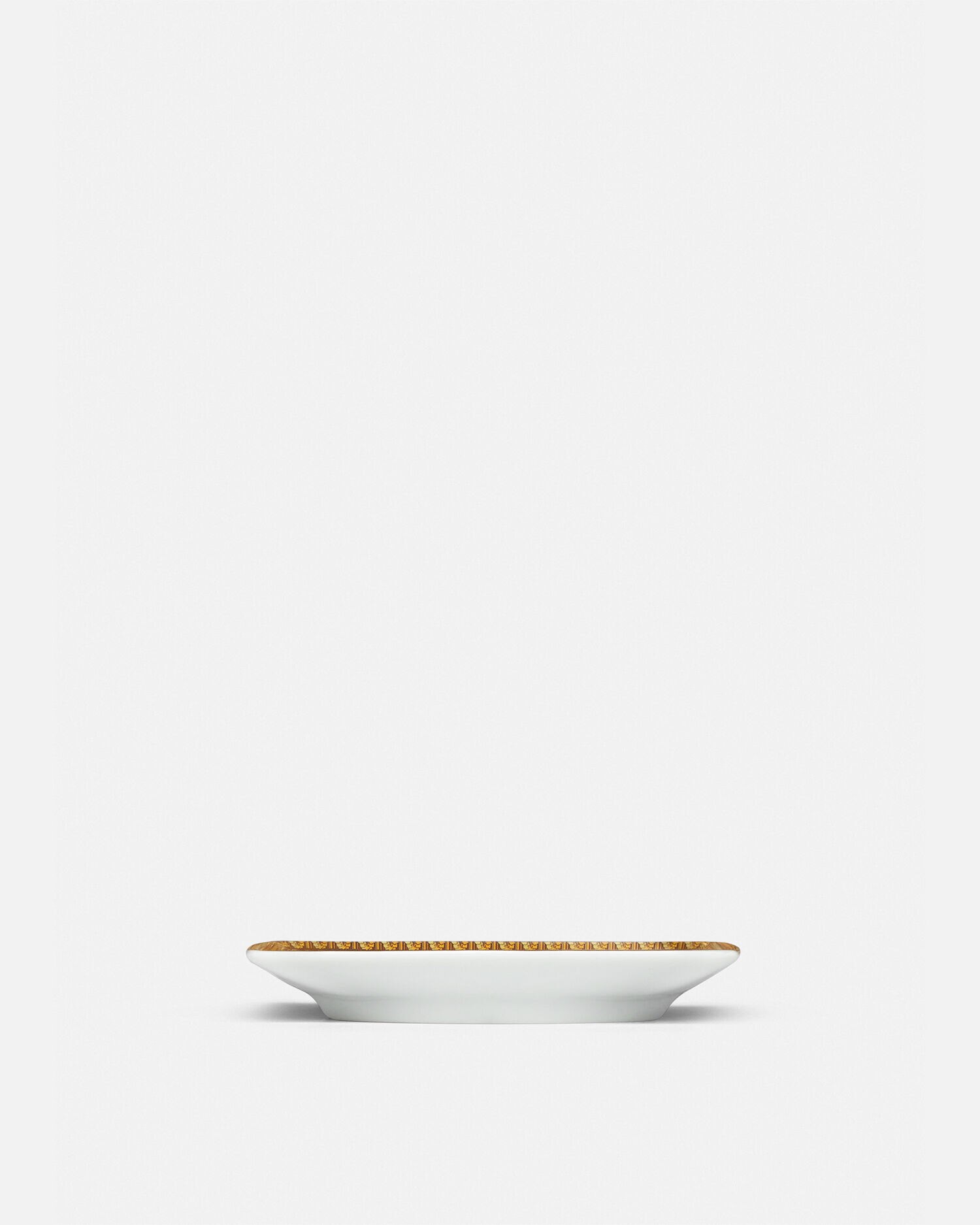 I Baroque Square Plate 12 cm Black VERSACE UK