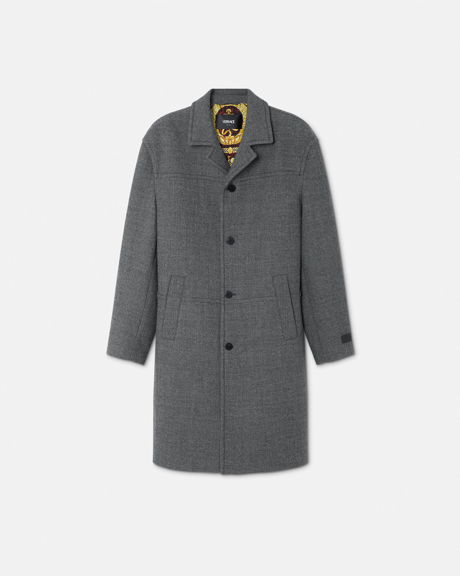Versace wool coat top