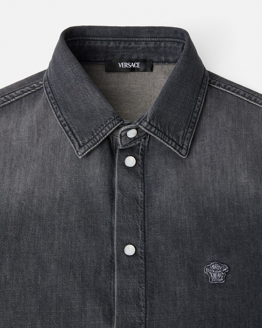 Lightweight Denim Shirt Gray 2