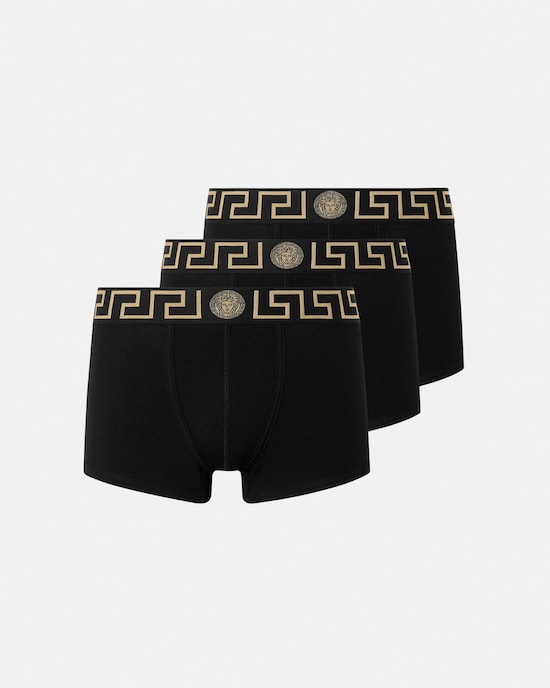 Versace Boxershorts aus Baumwolljersey im 3er-Pack schwarz 1