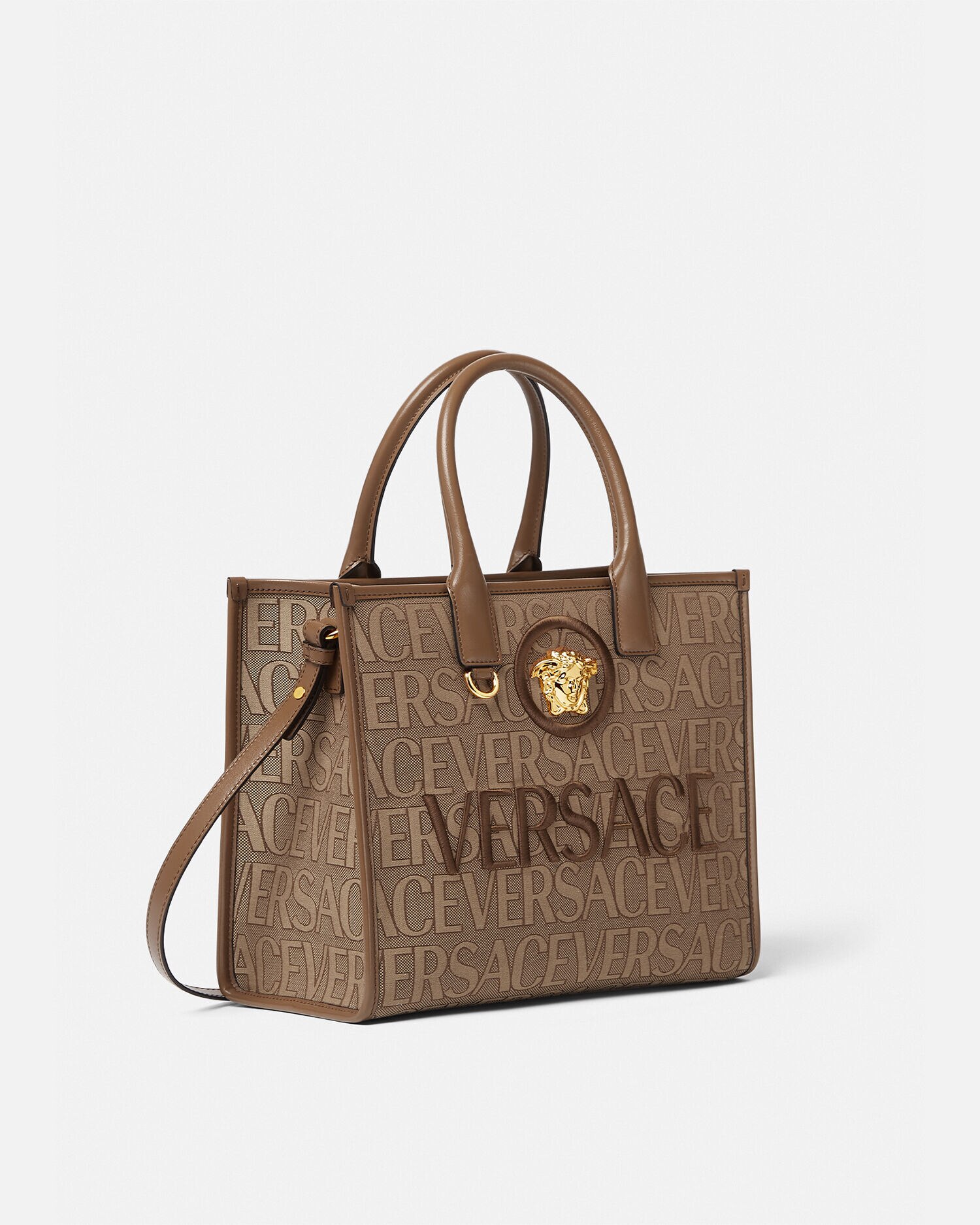 Versace Versace Allover Small Tote Bag for Women Online Store EU