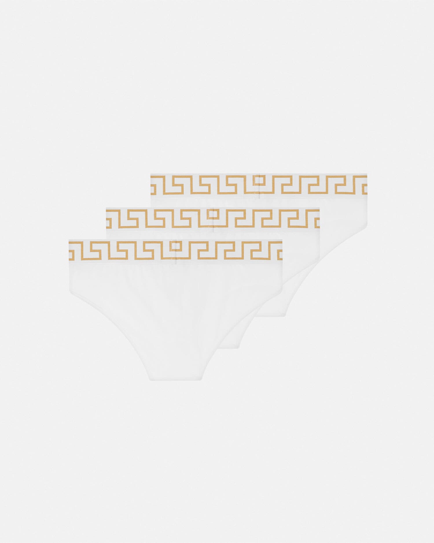 Cotton-Jersey Briefs 3-Pack White | VERSACE US