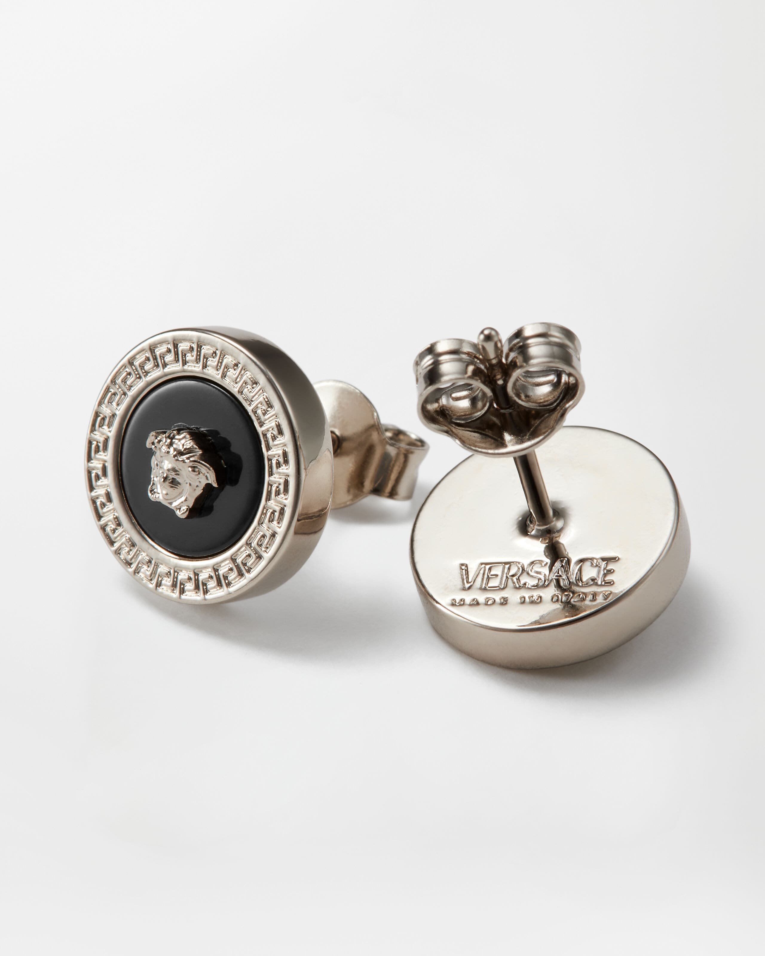 Medusa Earrings Silver | VERSACE US