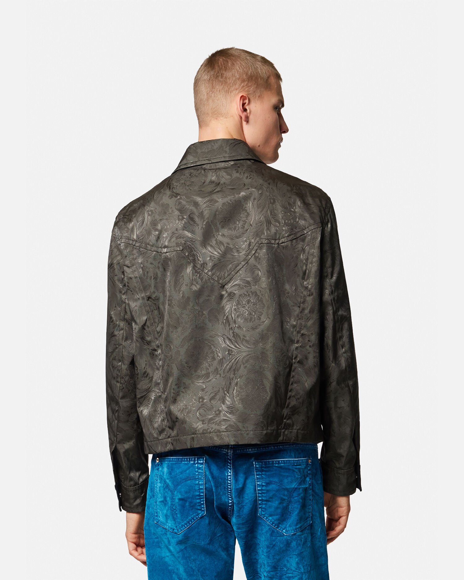 Green hot sale versace jacket