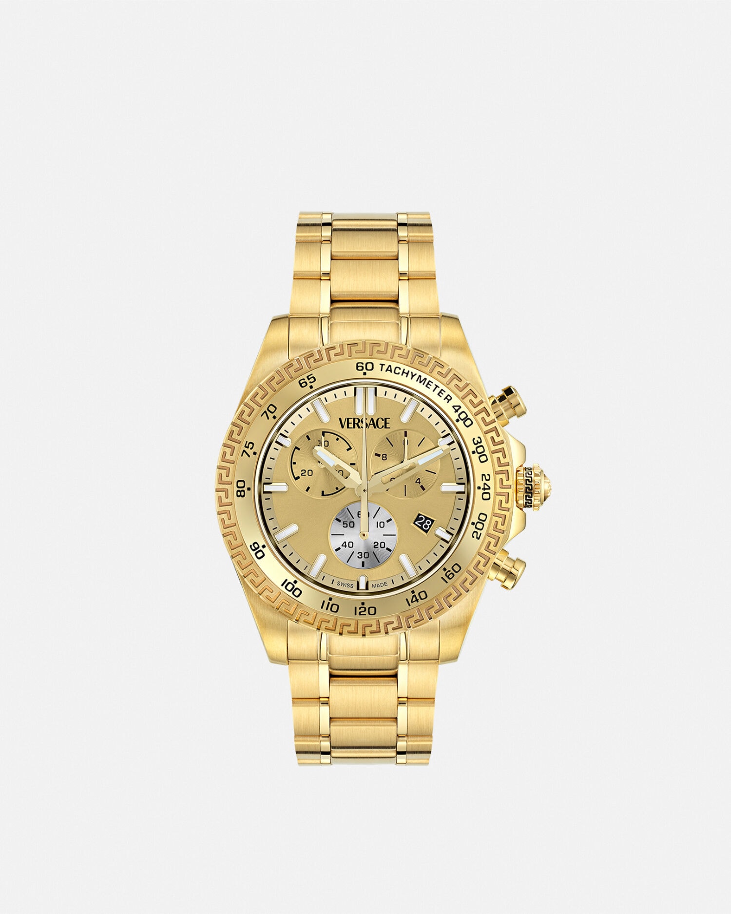 Versace Chrono X Watch Gold | VERSACE US