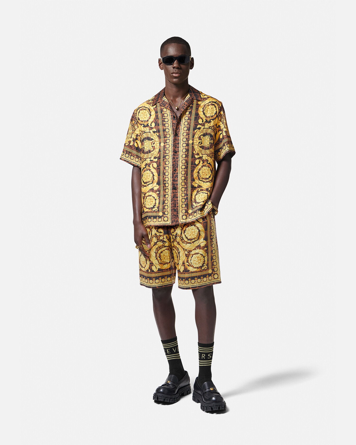 Versace discount shorts set