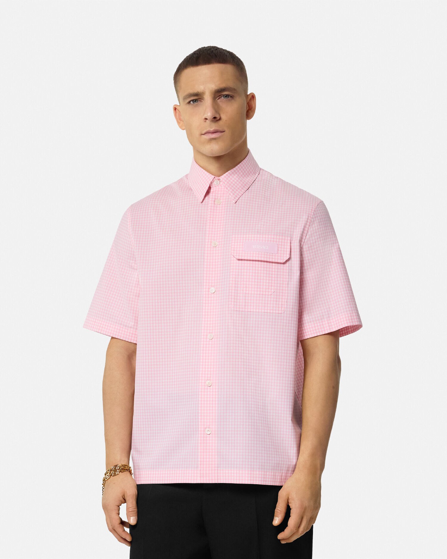 Chemise shop versace rose