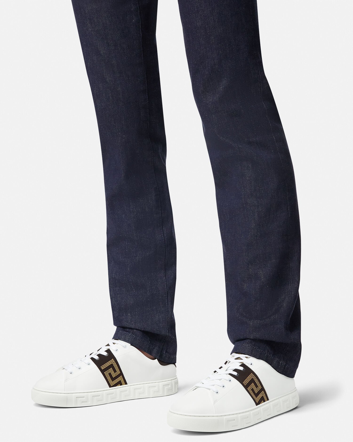 Mens studded trainers on sale