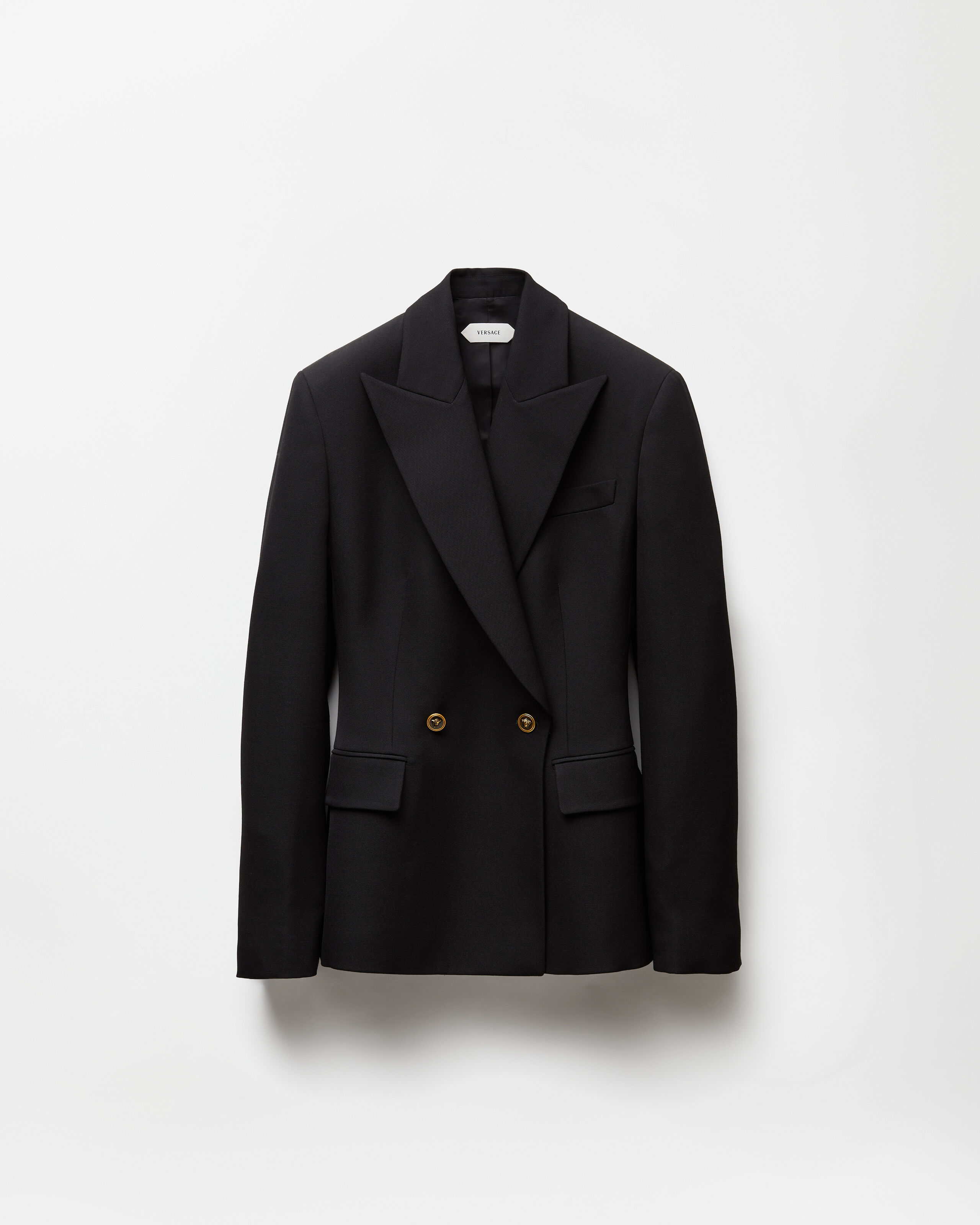 Wool Grain De Poudre Blazer | VERSACE