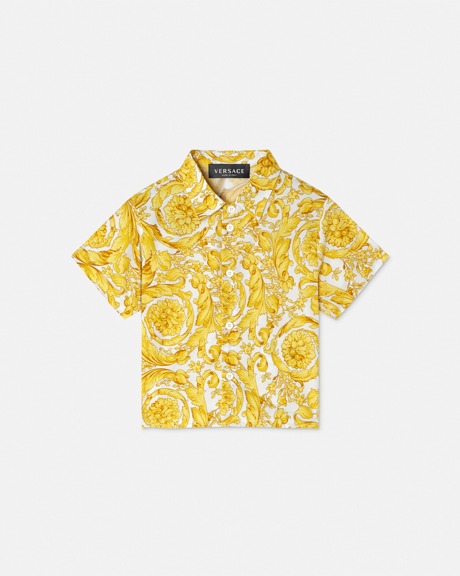Versace hibiscus shirt top