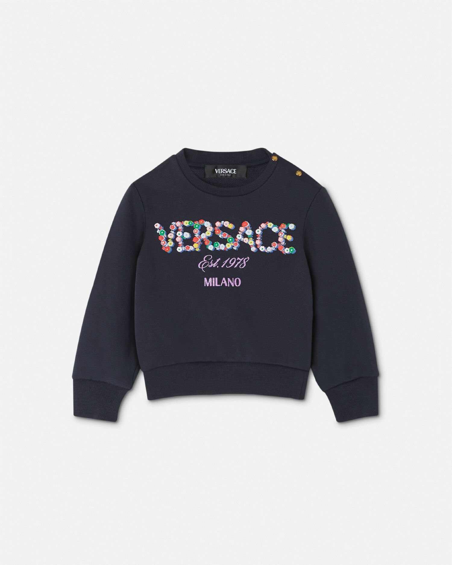 Versace logo sweater discount