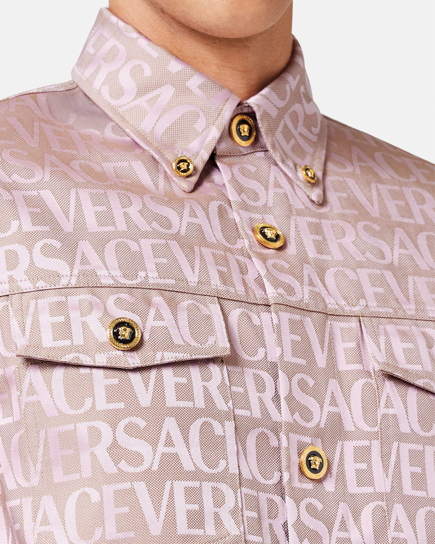 Camicia stampa versace on sale