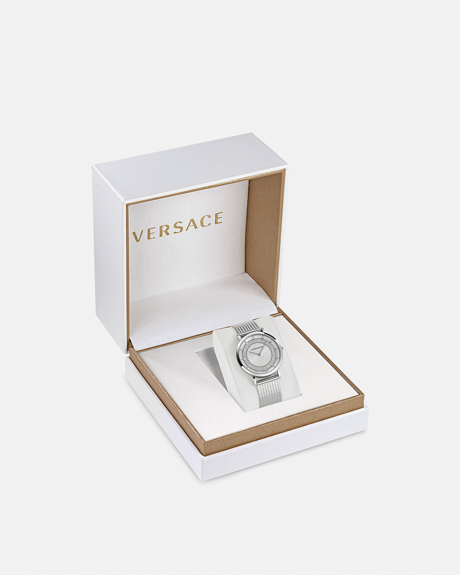 Montre best sale versace argent