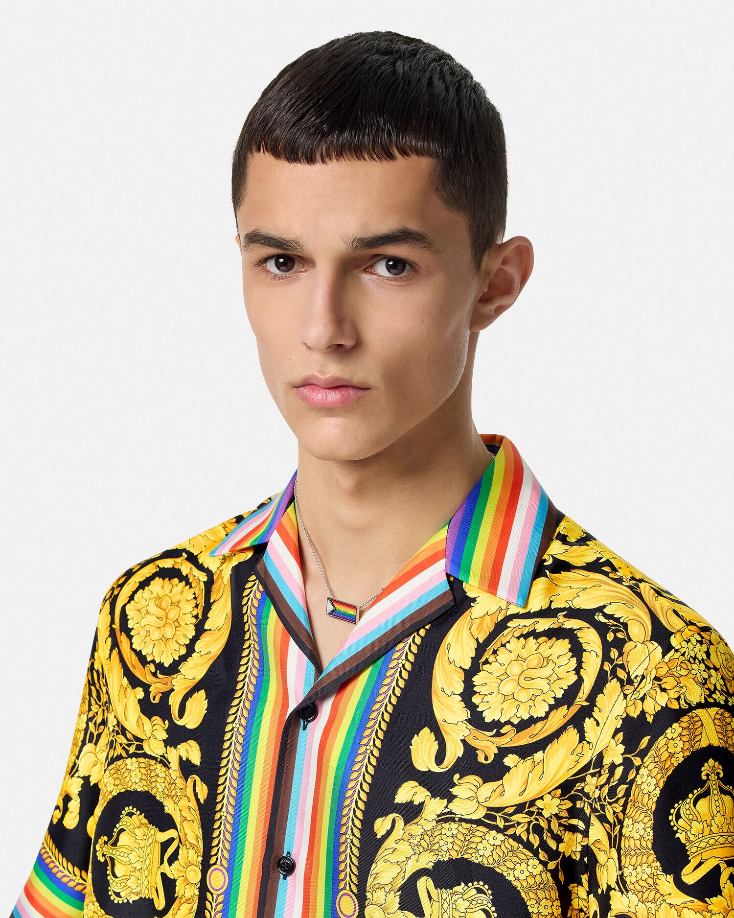 Versace blouse men discount