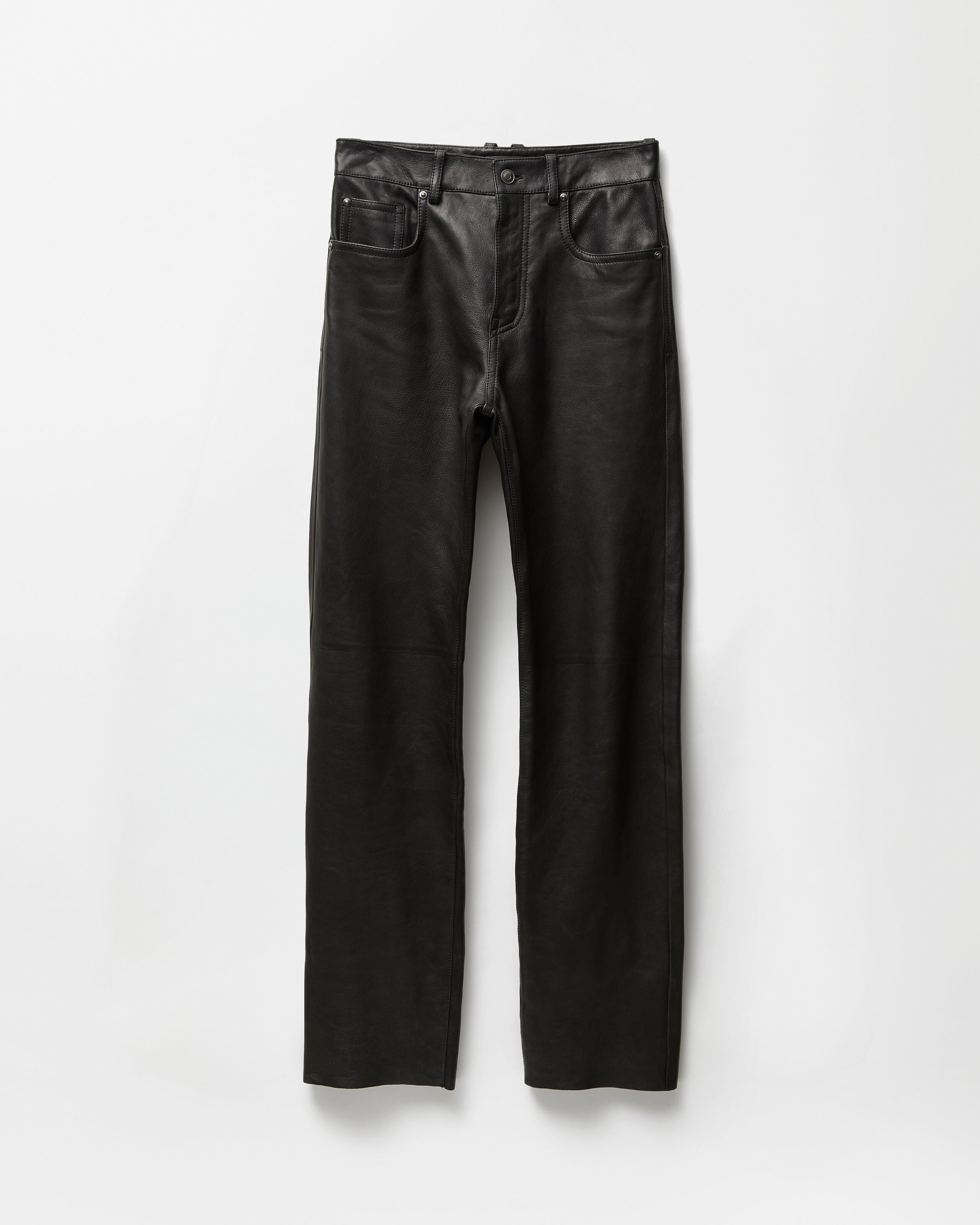 Leather Pants Black | VERSACE