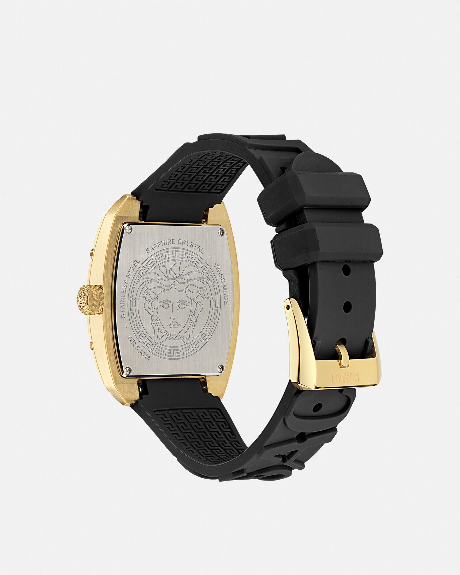 Versace watch black and gold 2025