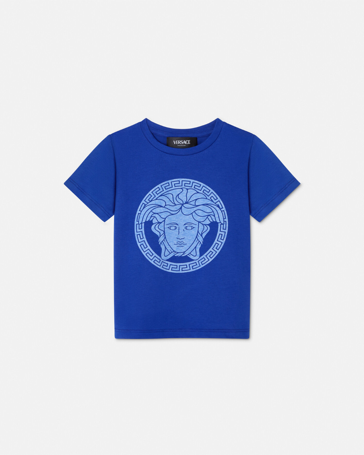 Medusa Kids T Shirt Blue VERSACE