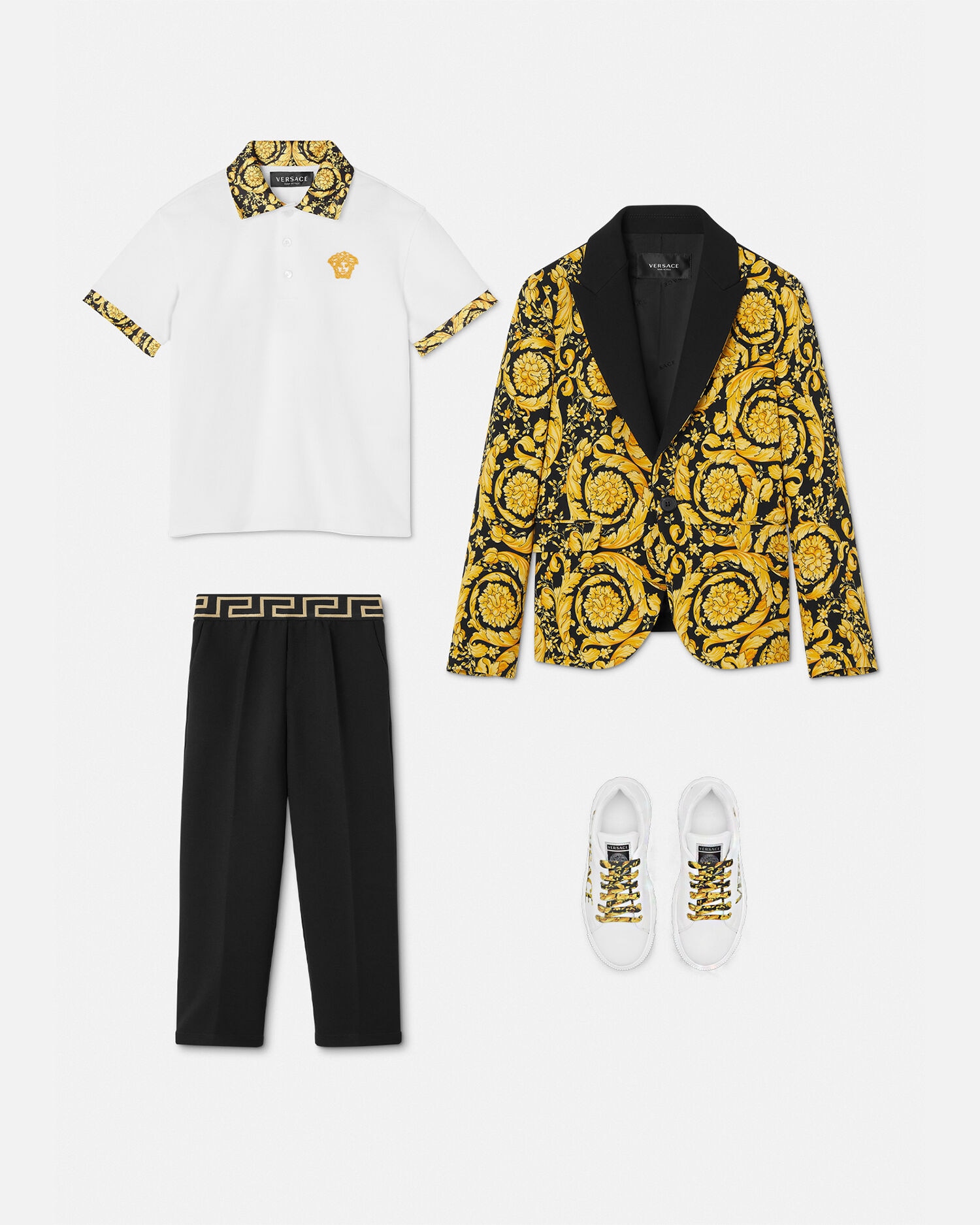 Boys versace shirt discount