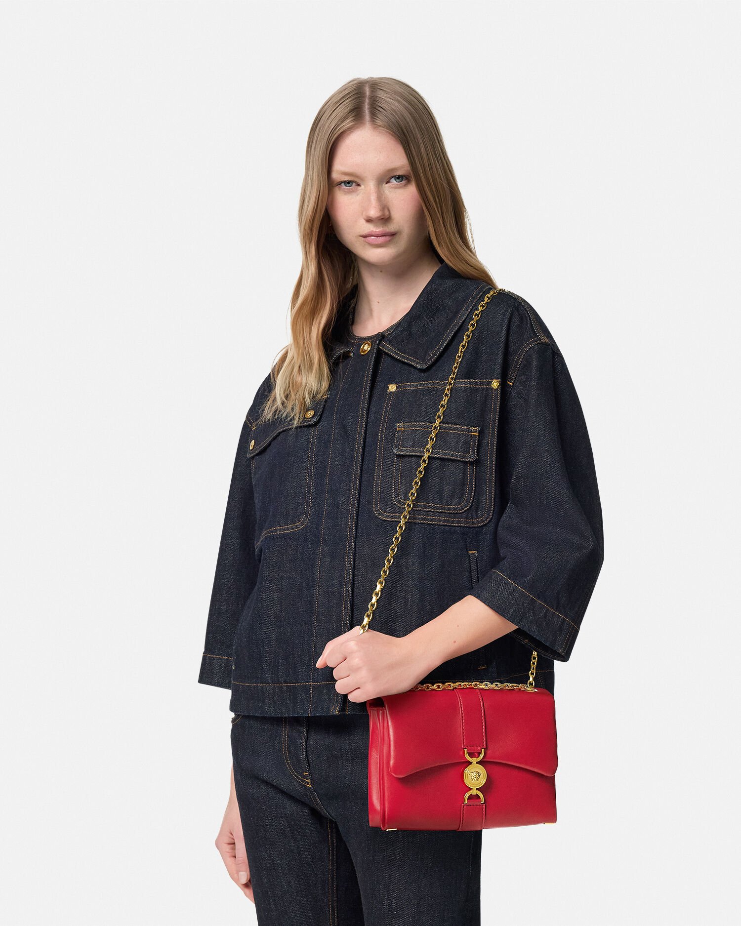 Red versace jeans bag clearance
