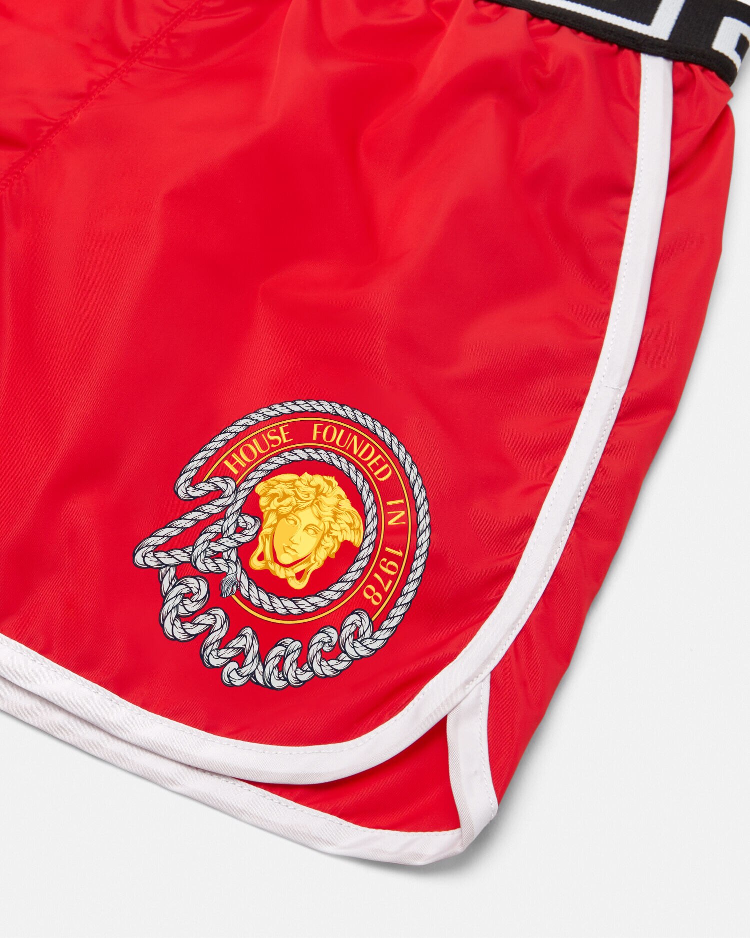 Versace hotsell shorts red