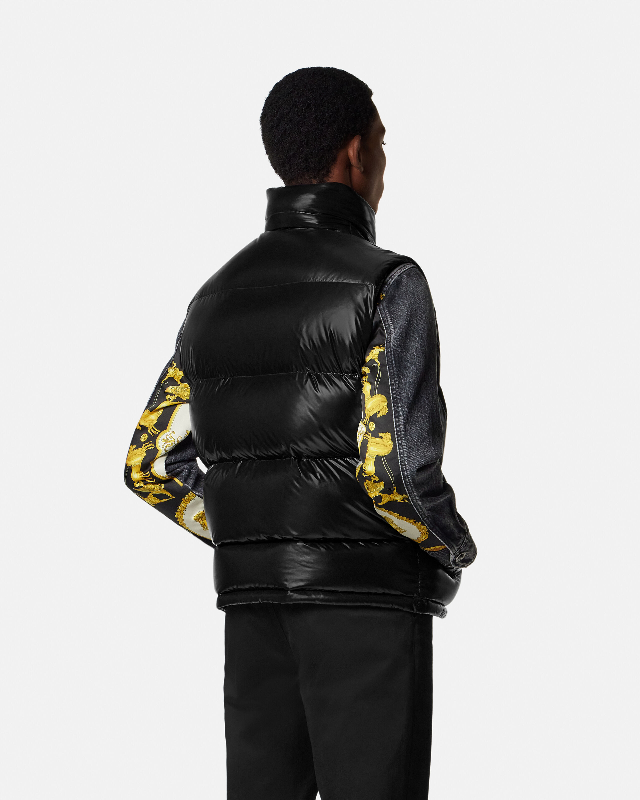Padded Vest Black | VERSACE