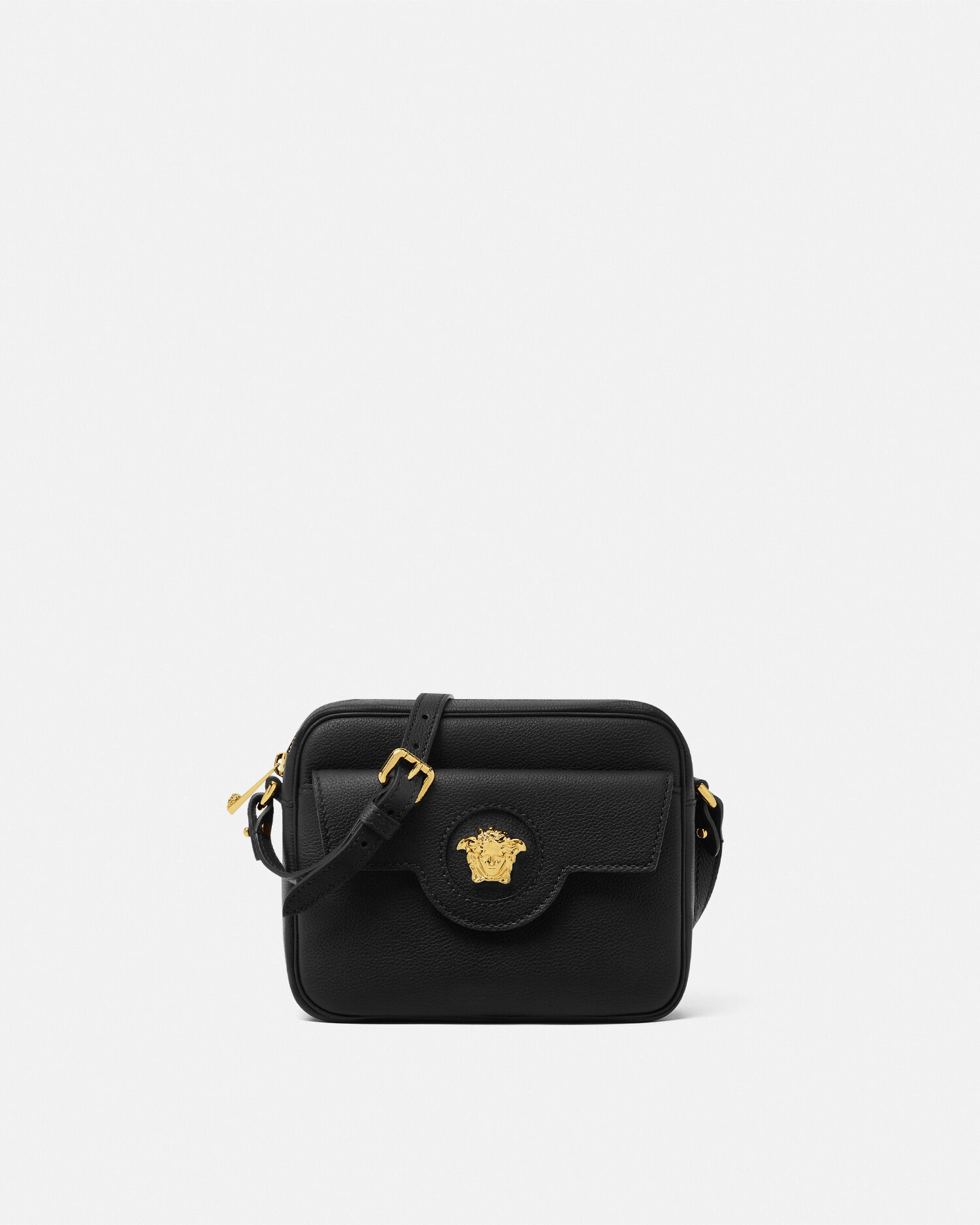 La Medusa Leather Messenger Bag | VERSACE