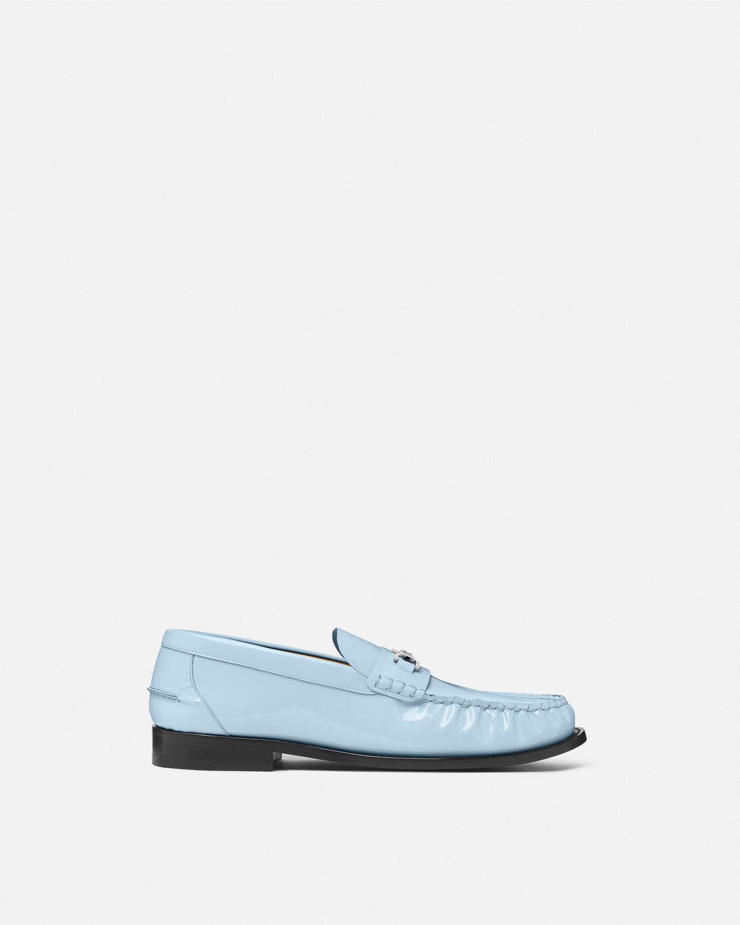 Medusa 95 Patent Loafers Blue Versace GB