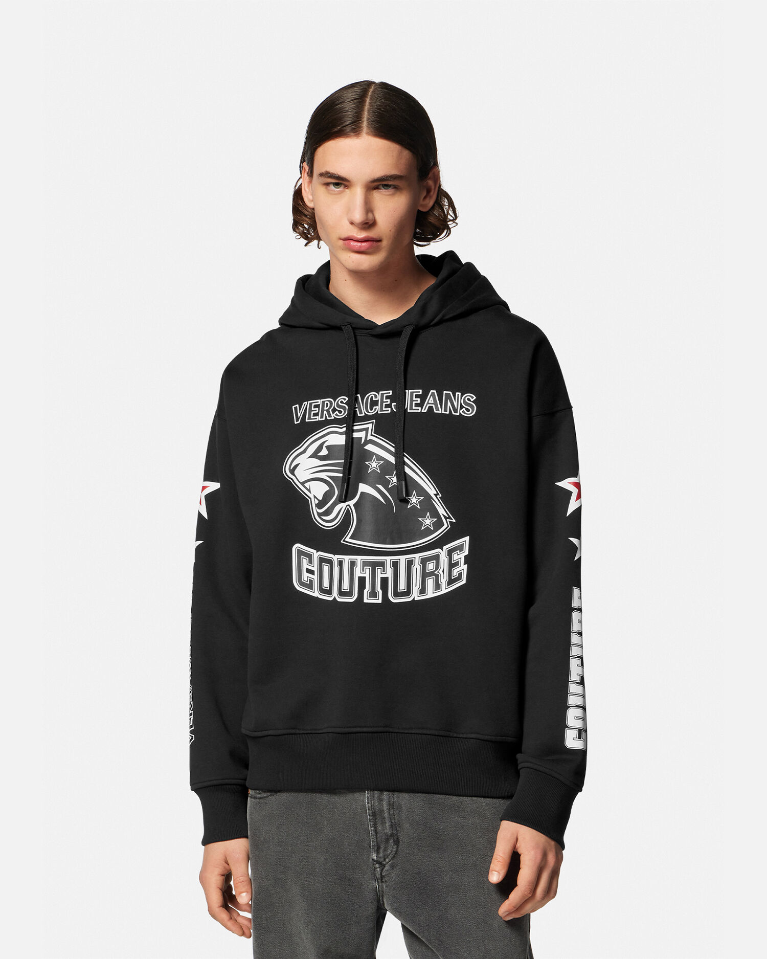 Versace outlet logo hoodie