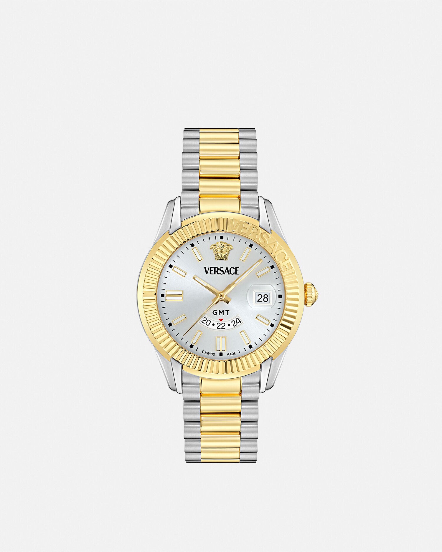 Apodis Watch Gold,Silver | VERSACE US