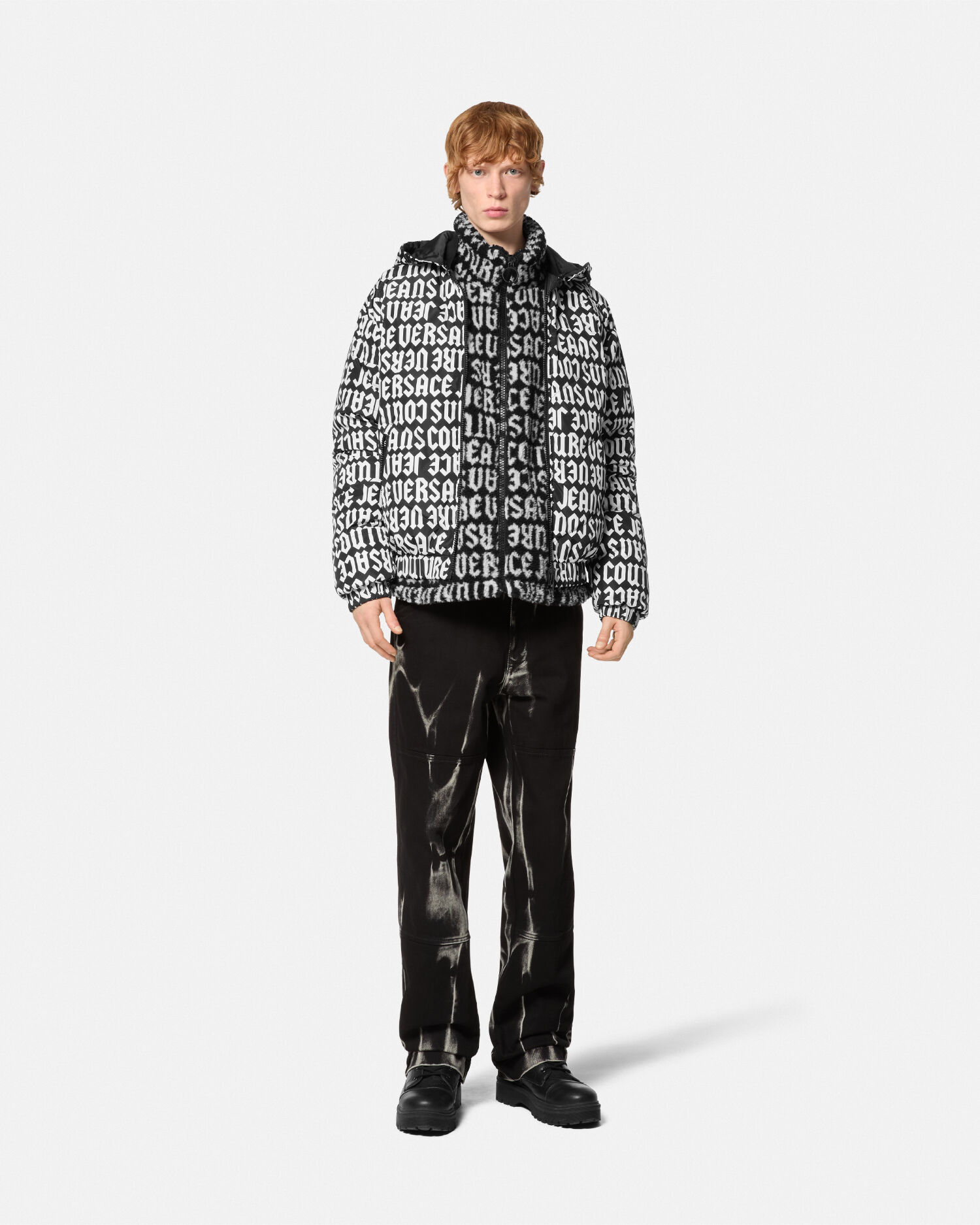Logomania Teddy Jacket VERSACE US