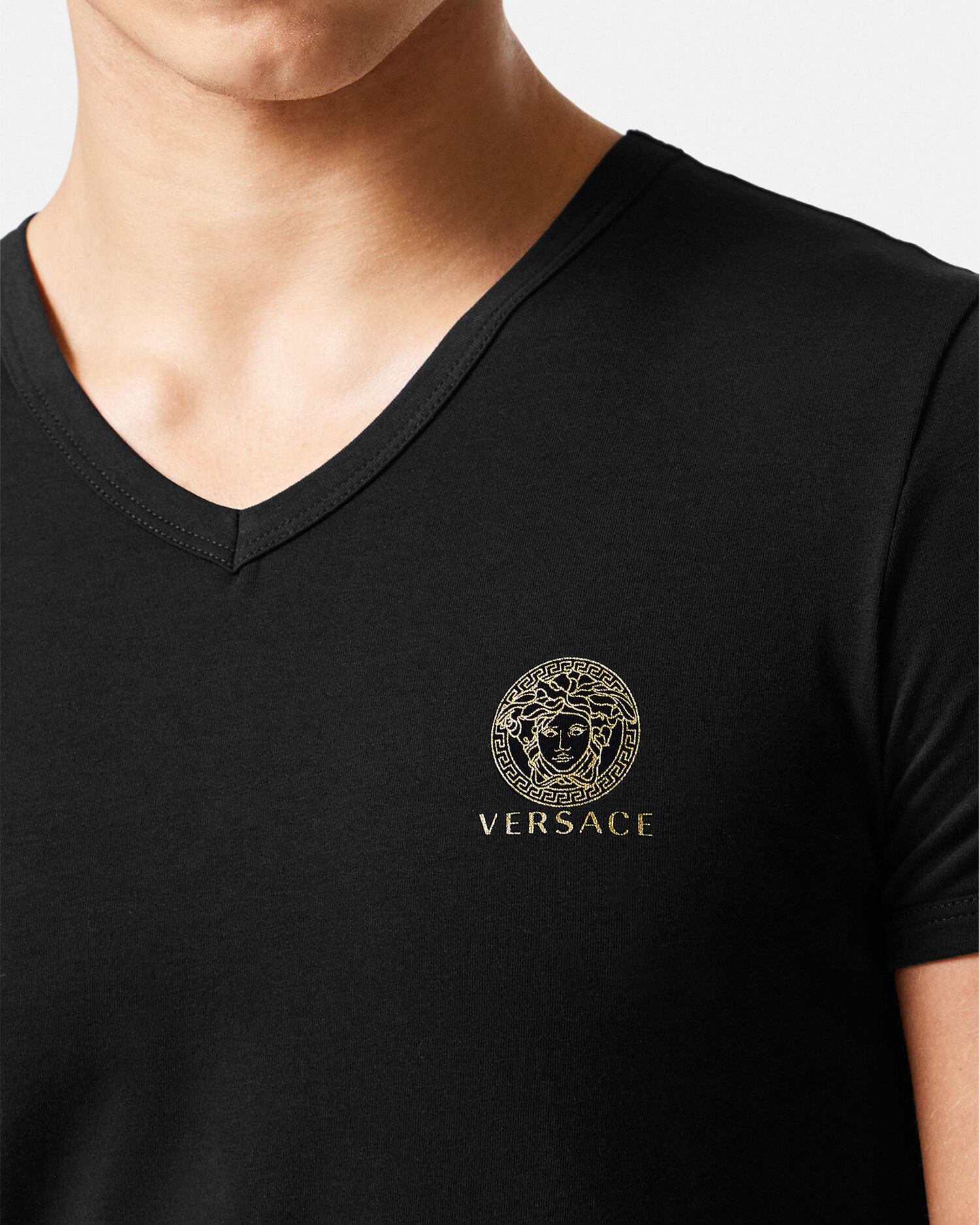 Camiseta medusa versace deals