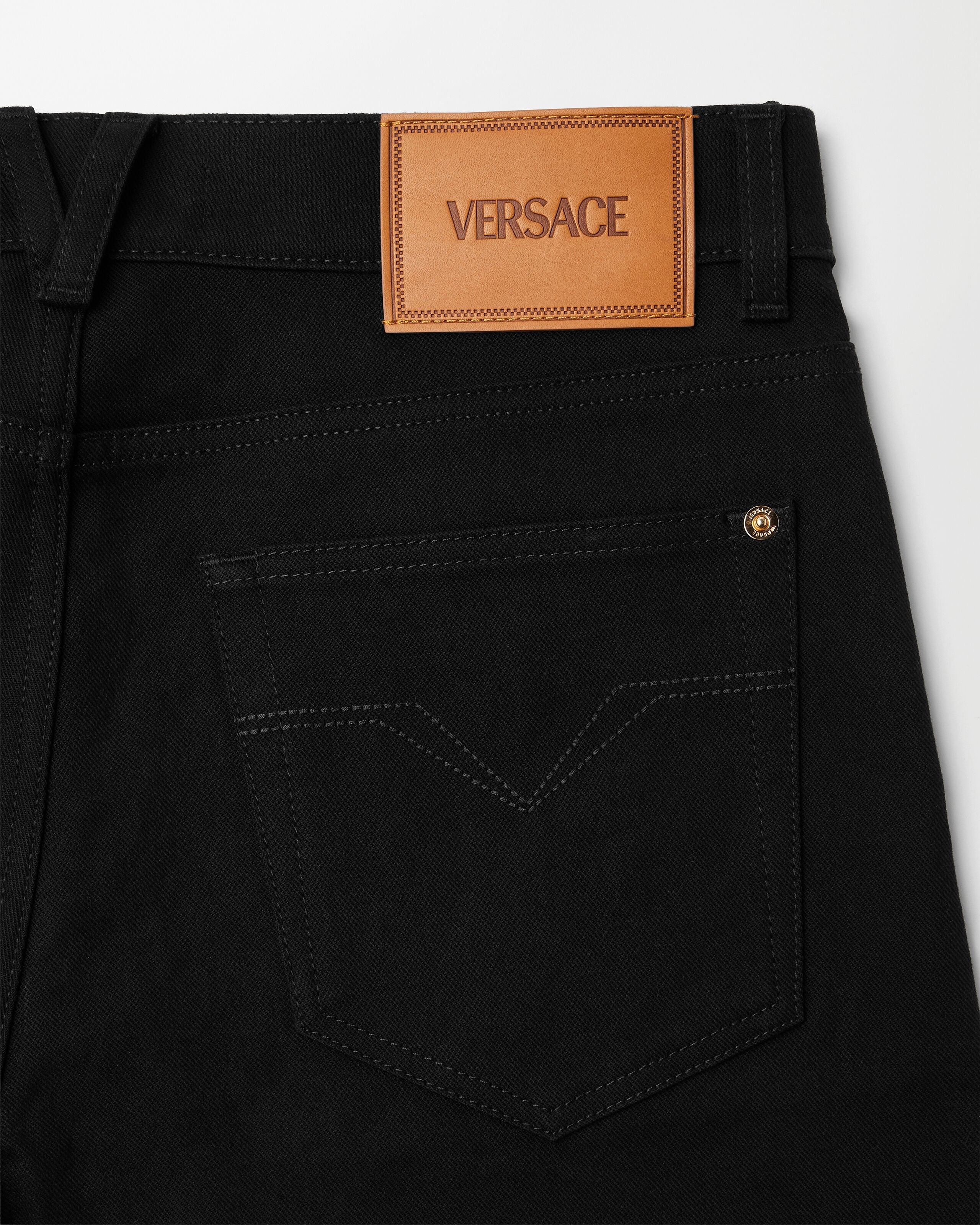 Slim Jeans Black | VERSACE US